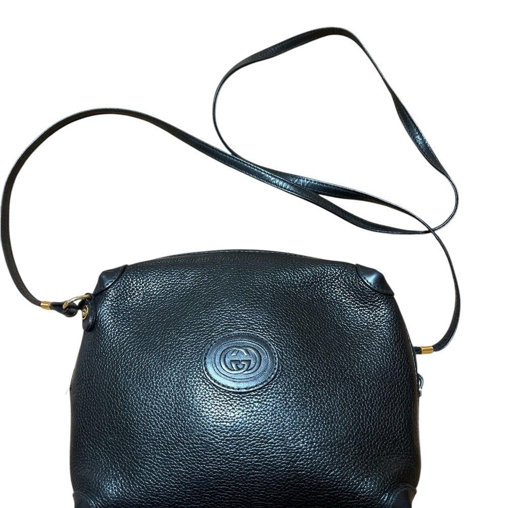 Gucci Black Leather Crossbody Bag